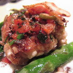 レストラン バカール - 北海道産根室産白子のムニエル 酸味をきかせたトマトとケッパーの焦がしバターソース2