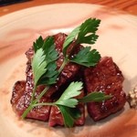 料理 ごう原 - 和牛の網焼き