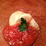 料理 ごう原 - モッツァレラの醤油漬け