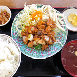 Oshokujidokoro Daikichi - 鶏丁定食（大盛）（２０１２年１月）