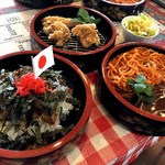 ウオカネ - 三段おけで夏を乗り切ろう(ミニミニサラダ付き)1250円