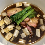 麺処ほん田 - 昆布水つけ麺のつけ汁