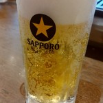 Nagoya Meibutsu Miso Tonchanya Ichinomiya Horumon - 生ビール