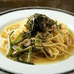 ツナと山菜の和風スパゲッティーニ