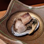 アナゴちらし小町 - お通し　トコブシ煮