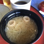 下仁田カントリークラブレストラン - 絶品味噌汁。