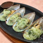 Saizeriya - ムール貝のガーリック焼き