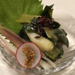 鰻はし本 - 鰻と岩魚のぬた
