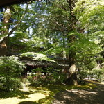 亀の井別荘 - 木々に囲まれた母屋