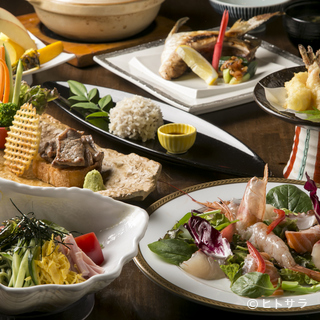 [Ajiki] A variety of course dishes where you can enjoy our signature flavors