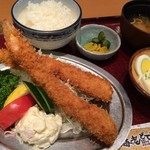 海老どて食堂 - えびふりゃ〜定食