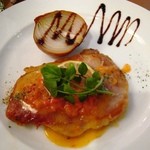 ガーデン＆クラフツ カフェ - ('12/1)国産豚肉とイタリア産生ハムの重ね焼き