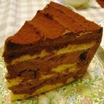 ガーデン＆クラフツ カフェ - ('12/1)胡桃たっぷりのショコラケーキ