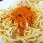 ラーメン二郎 - 一味投下～♪