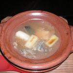 菊乃井 - ふかひれ、九条ねぎ入り　すっぽん鍋