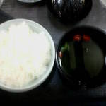 海中魚処 萬坊 - 海中魚処 萬坊 いかコース（ご飯とお吸い物）