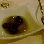 ル･クール - ＜2012年1月＞Dinner_アミューズ：オリーブマリネ