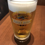 ドンサバティーニ - 生ビールジョッキ  800円 空港価格