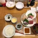 奥州ろばた センダイエキ天海 - 刺身定食