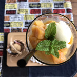 カフェ チャム - マンゴージュース上から(^^)