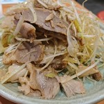 焼鳥日高 - チャーシュー多めのネギチャーシュー♪