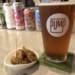 PUMP craft beer bar - ・ブレイジングワールド Paint 1,480円
            ・フライドオクラ おつまみサービス 0円