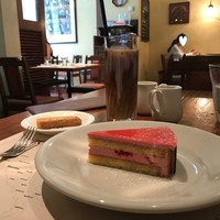 イル カルディナーレ 銀座本店 - デザートとアイスコーヒー