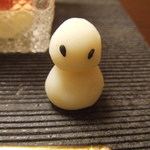 箱根　弓庵 - ユリ根の雪だるまが気に入りました。