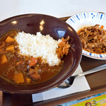 すき家 - サラ旨ポークカレーと、牛皿ミニ