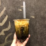 辰杏珠 - 抹茶黒糖バブルミルク (M)