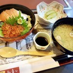 和楽心 藤井寺店 - サーモンといくら丼