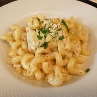 ヴィア トスカネッラ - カバタッピ　鶏挽き肉とカボチャのクリームソース（上から）（2019.7）