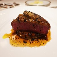 ミクニナゴヤ - 牛フィレ肉のステーキ 　フォアグラ入りペリグーソース
