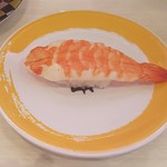 Genki Zushi - 活け〆蒸しえび 108円