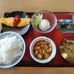 盛岡月が丘食堂 - 朝食セット（４００円）