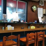 亀の家食堂 - カウンター席
