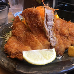 Echigo Tonkatsu Ninjintei - 特大ロースかつ定食　1,620円