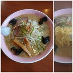 王将 - 白味噌ラーメン　850円　2019/07