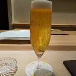 鮨 なんば - ビールから