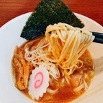 京都千丸 しゃかりき - 中華そば～細麺・麺リフト～