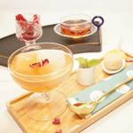 花咲み荼 - 愛玉子(オーギョーチ)バラ茶入り＆バラ茶セット
