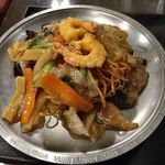 味の中華 羽衣 - 什錦炸麺