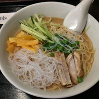味の中華 羽衣 銀座本店 - 河南涼麺ー五目彩投入後ー