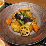 Ootoya Gohandokoro - すけそう鱈と野菜の黒酢餡定食 890円（税込）。　　　　　　2019.08.06
