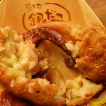 築地銀だこ - たこ焼き「ぶっかけねぎ醤油」の断面ショー＆アップ！