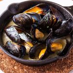 garlic butter mussels