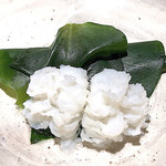 銀座ふじやま - 鱧（はも）しゃぶ・新蓮根・おかわかめ