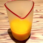 銀座ふじやま - マンゴーとと清美オレンジのジュース