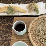 手打ち蕎麦 こはし - アナゴ天そば