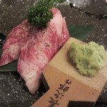 炭火焼肉ぽんぽん - やっぱり外せない！ハラミをワサビで★